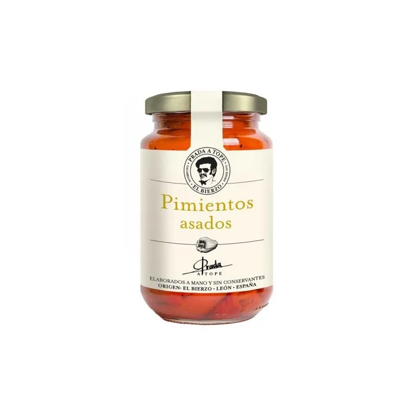 PIMIENTOS ASADOS PICANTES PESO NETO 300gr